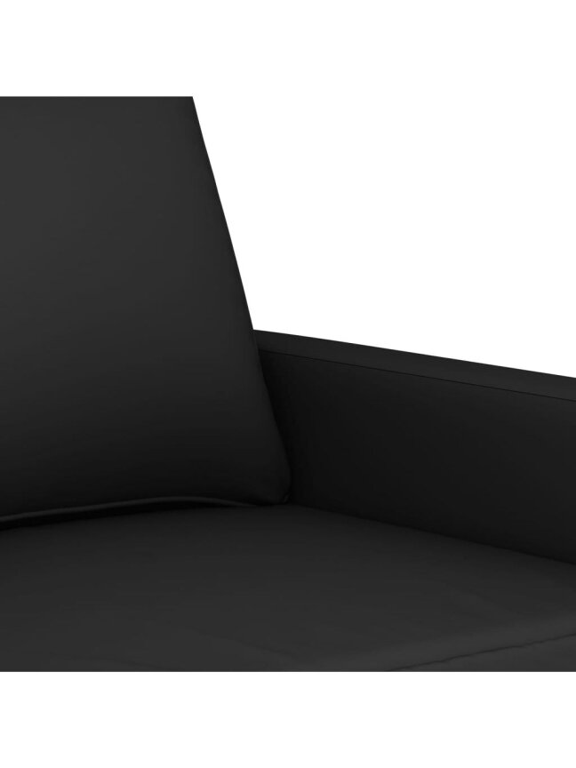 2-Seater Sofa, Black, 140 cm, Velvet 3 2-Seater Sofa, Black, 140 cm, Velvet 3
