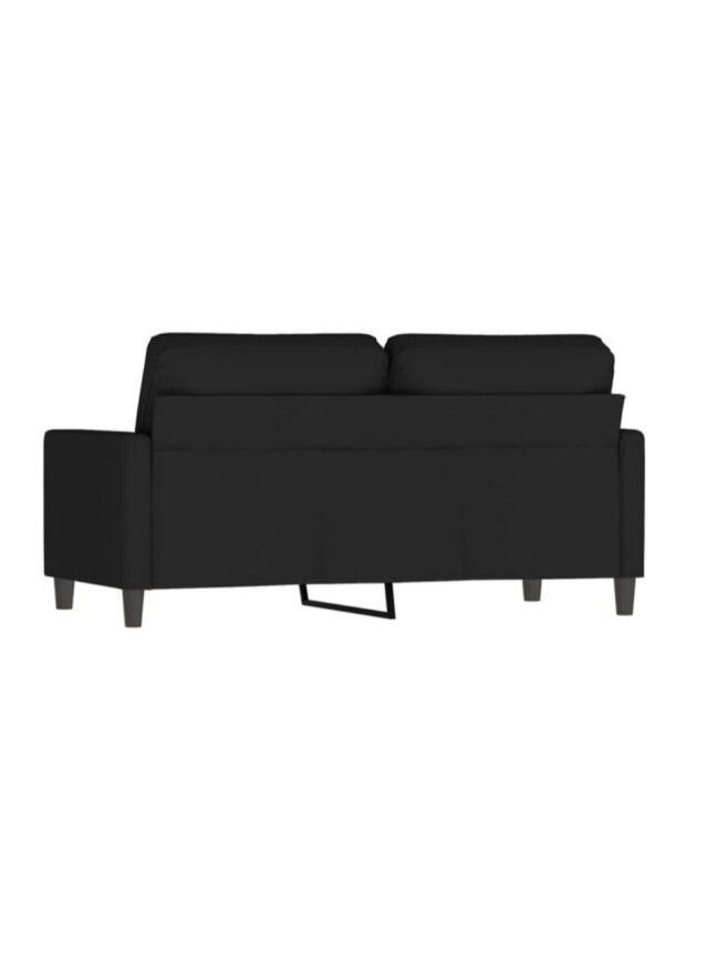 2-Seater Sofa, Black, 140 cm, Velvet 5 2-Seater Sofa, Black, 140 cm, Velvet 5