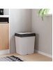 Dubultā atkritumu tvertne, balta, 2x25 l