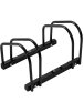 Bicycle rack for 2 bikes, freestanding floor stand or wall-mounted installation.