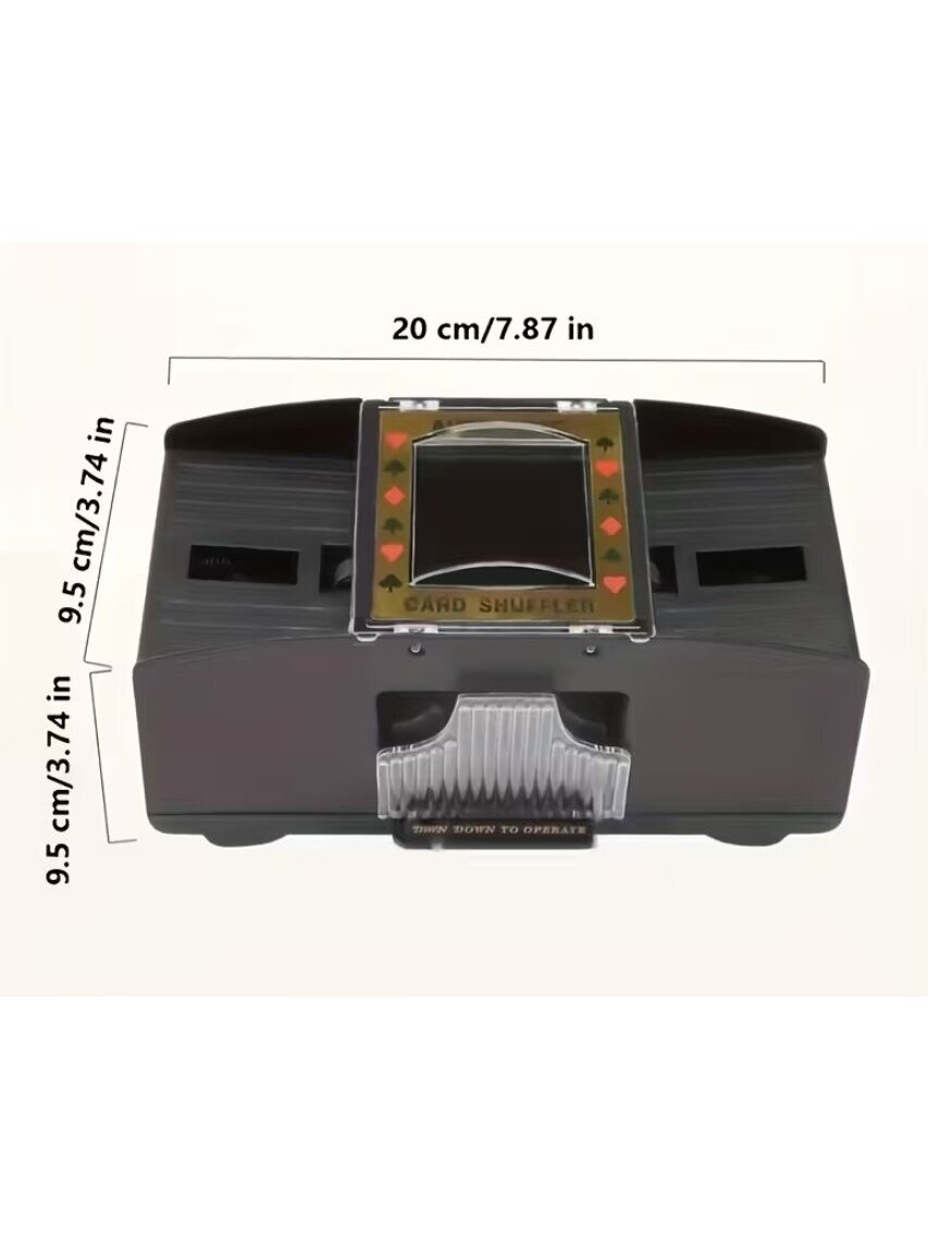 Electric Card Shuffler for Two Decks 2