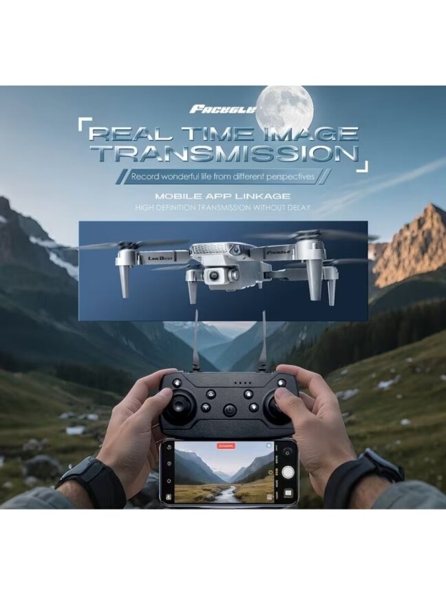 E88 NOVA foldable drone with dual camera and Wi-Fi control. 4 E88 NOVA foldable drone with dual camera and Wi-Fi control. 4