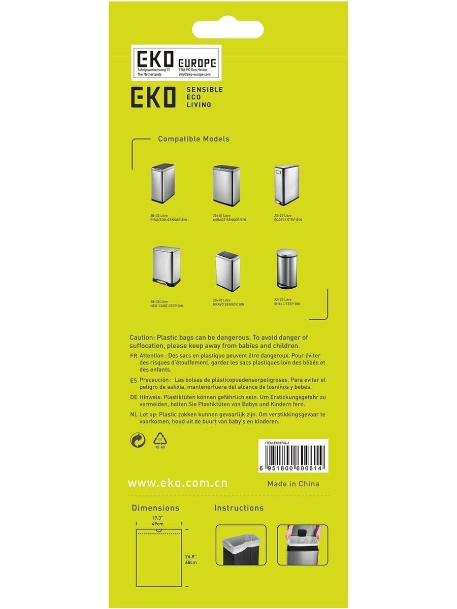 EKO – Prügikotid 30,3 L (F1) – Plastik 4
