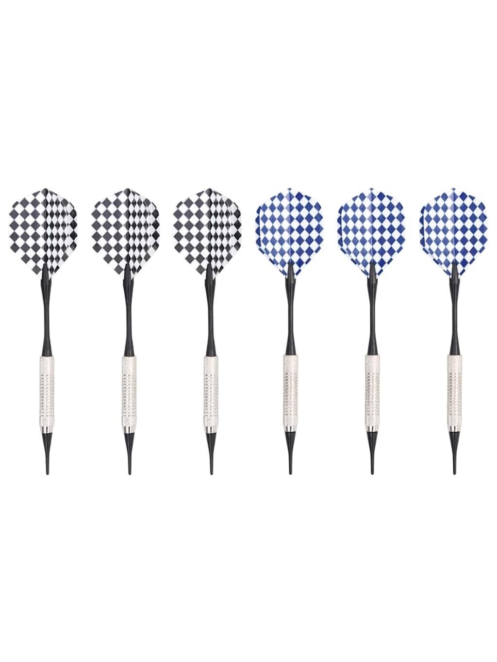 Electronic Dartboard with Darts, Black, Polypropylene 4