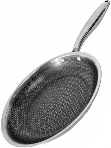 ENRICO – Frying Pan Ø20 – Stainless Steel – Non-stick Coating – PFAS & PTFE Free – Suitable for All Heat Sources, Including Induction – 20 cm