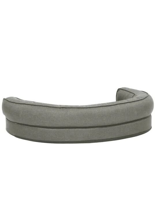 Ergonomic Dog Bed Mattress 75x53 cm, Linen Look Grey 2