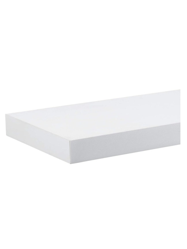 ESITURO wall-mounted floating shelf for books, white, 25 x 23 x 3.8 cm. 2