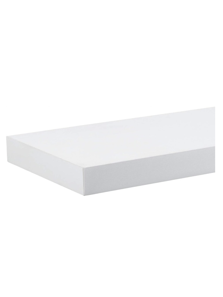 ESITURO wall-mounted floating shelf for books, white, 25 x 23 x 3.8 cm. 2