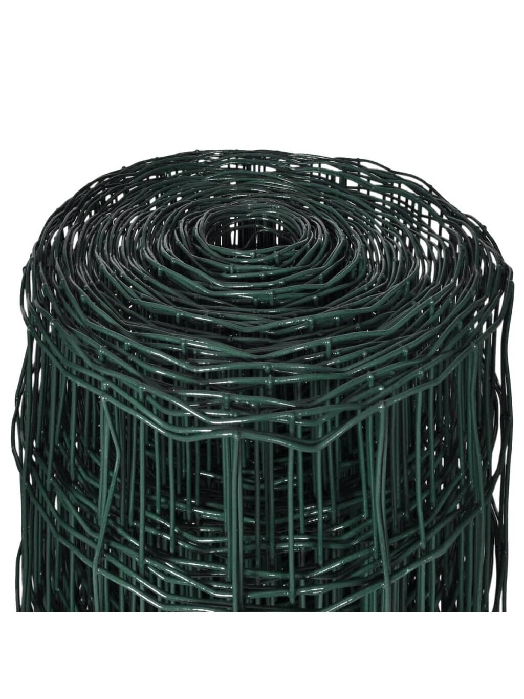 Zestaw ogrodzenia Euro, zielony, 15×0,8 m, stal 70×70 mm 3