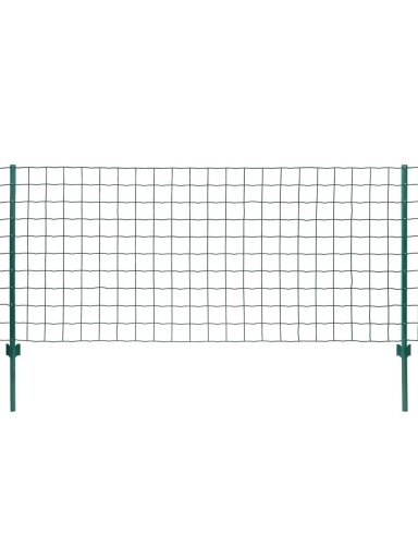 Euro tvoros komplektas, 20x1,2m, plienas, žalias