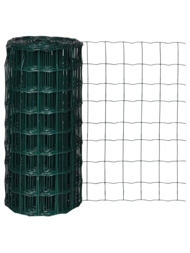 Euro aia komplekt, roheline, 15×0,8 m, 70×70 mm teras
