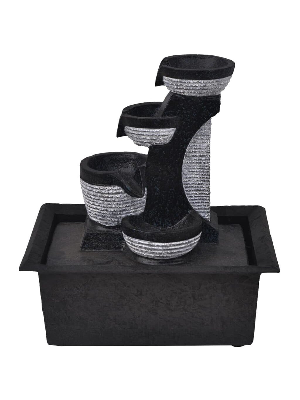 Indoor Fountain with LED Lighting, Polyresin 1