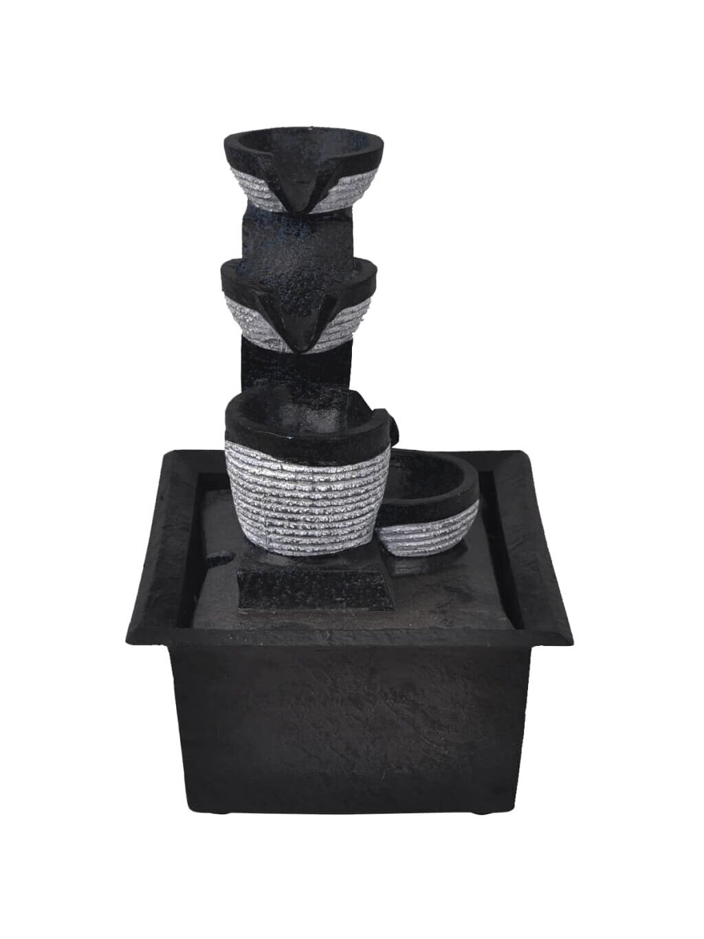 Indoor Fountain with LED Lighting, Polyresin 2