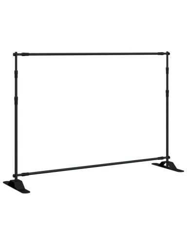 Fono laikiklis, juodos spalvos, 305x243cm, plienas