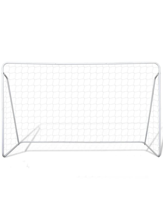 Football Goal Set with Net, 240x90x150 cm, Steel 1