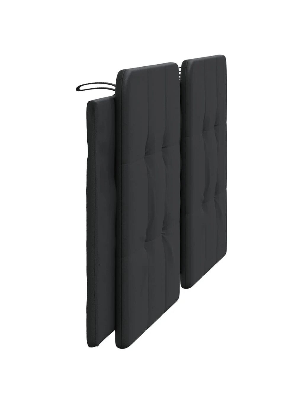 Headboard cushion, Zadar, black, 180 cm, faux leather 4
