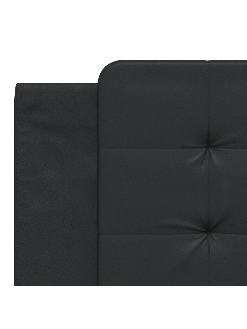 Headboard cushion, Zadar, black, 180 cm, faux leather 6