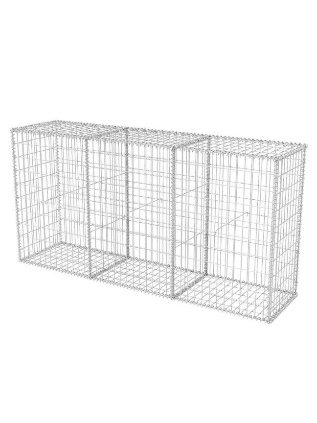 Gabiona grozs, 200×50×100 cm, galvanizēts tērauds 2