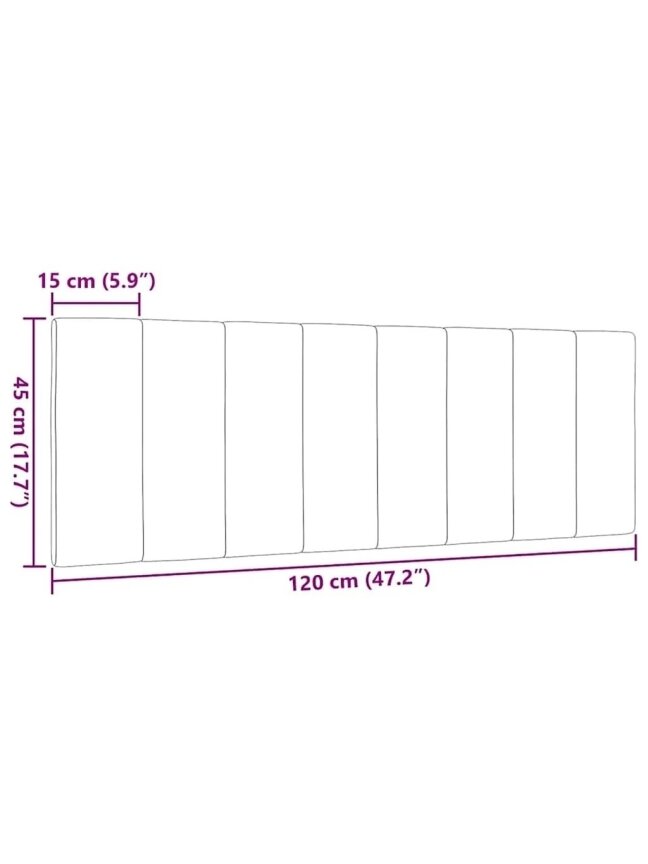 Peatsi padi, Hanko, helehall, 120 cm, kangas 8