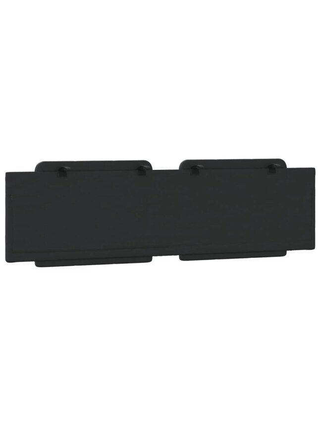 Headboard cushion, Zadar, black, 180 cm, faux leather 5