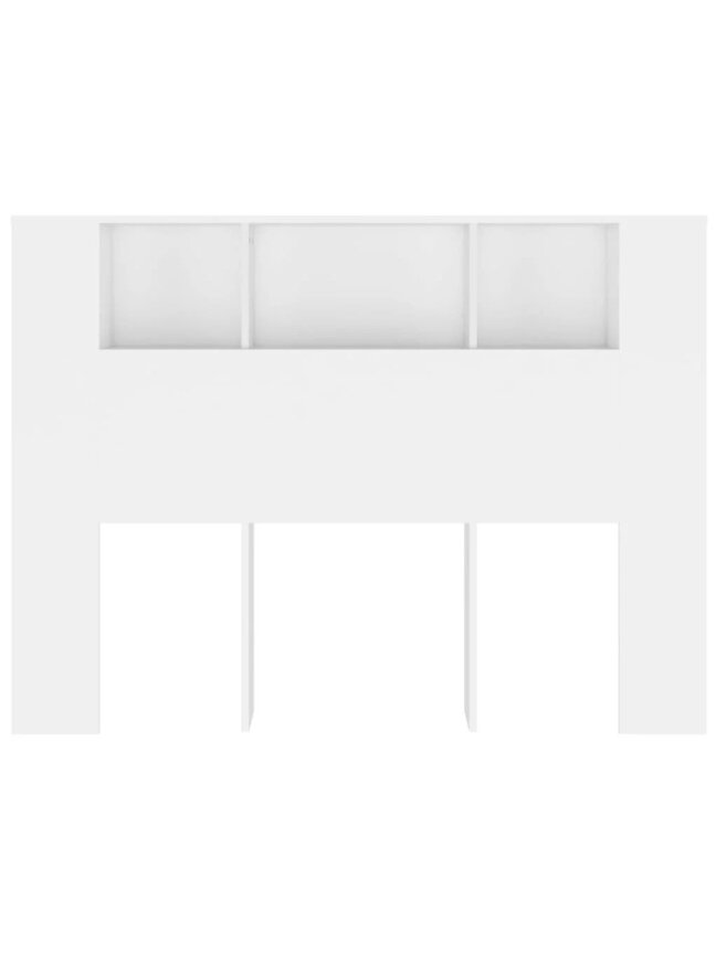 Headboard cabinet, White, 140×18.5×104.5 cm 3 Headboard cabinet, White, 140×18.5×104.5 cm 3