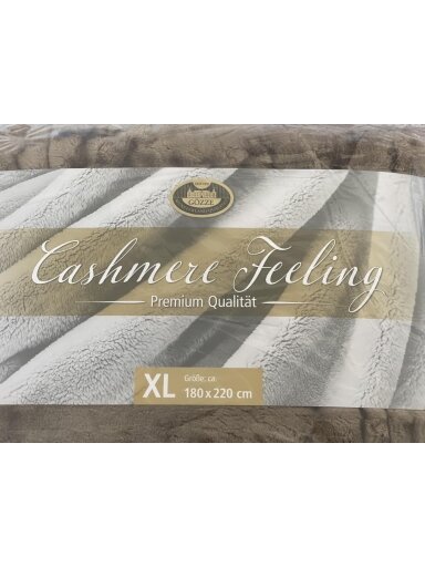 Gözze Premium Cashmere-Feeling antklodė antracitinė 180x220 cm Gözze Premium Cashmere-Feeling antklodė antracitinė 180x220 cm