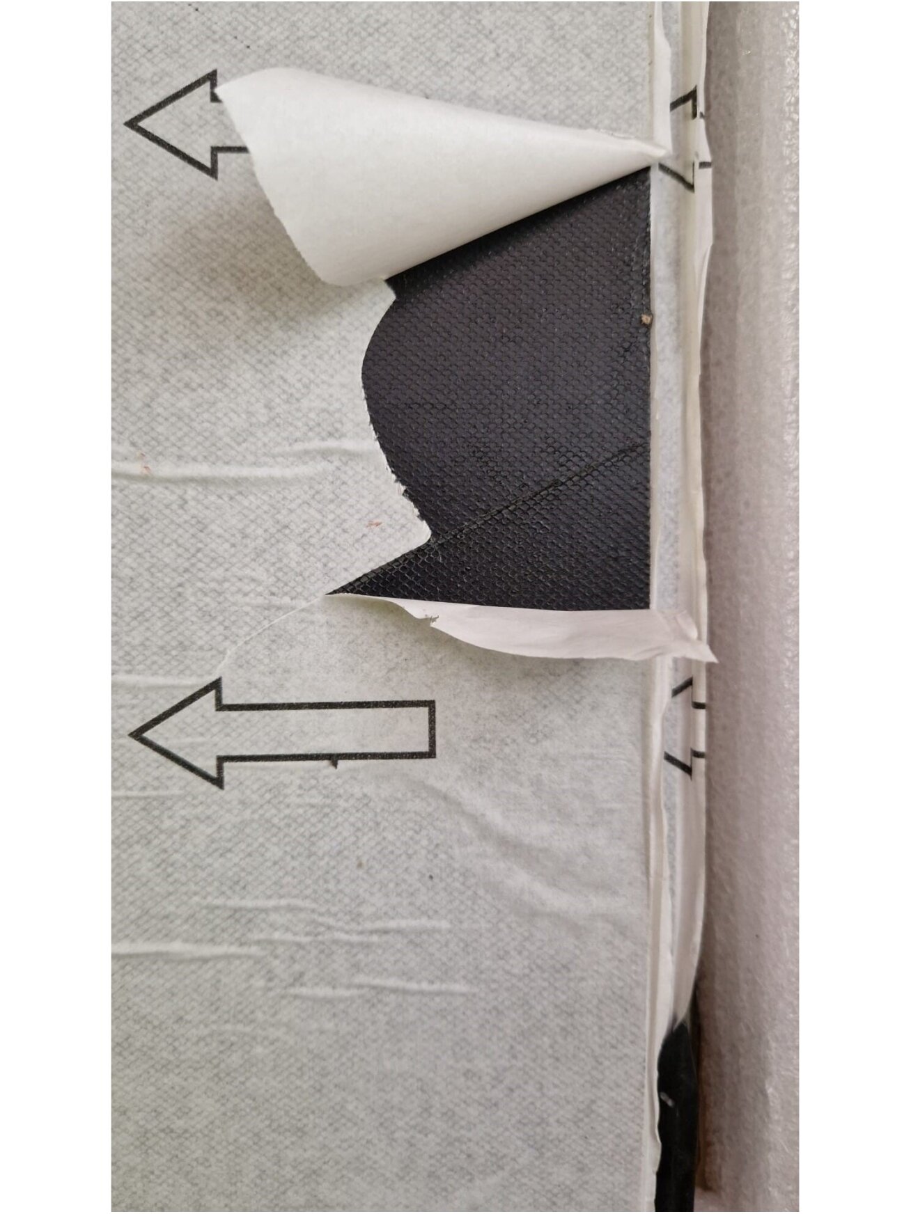 Grindų plokštės, 20vnt., juodos, 1,86m², PVC, prilimpančios 7