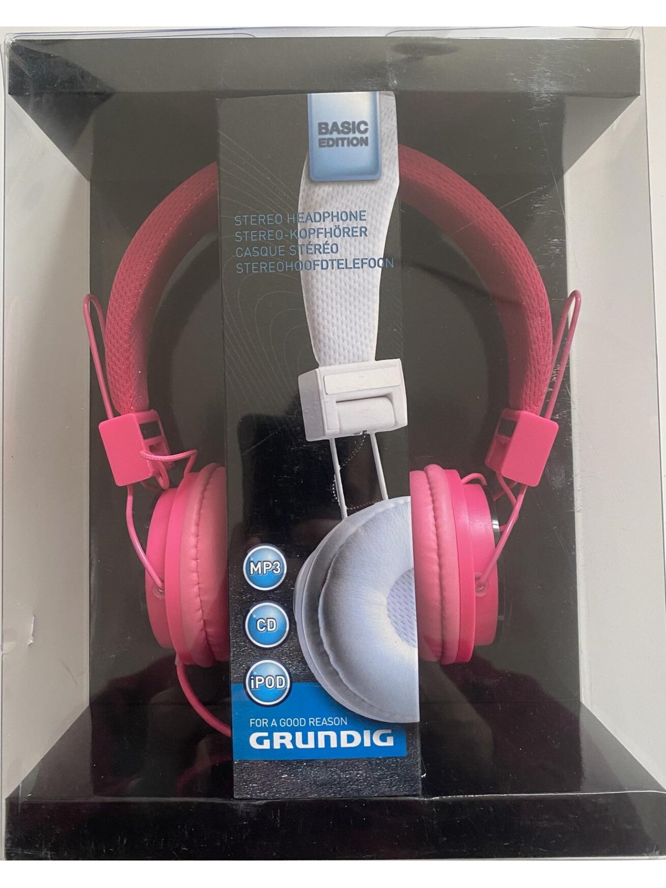 GRUNDING Stereo Headphones – Neon Orange 2