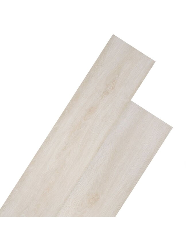 Grindų plokštės, ąžuolo baltos, PVC, 5,26m², 2mm, nelipnios. 2