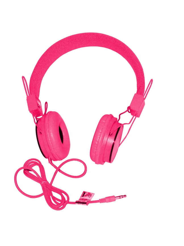 GRUNDING Stereo Headphones – Neon Orange
