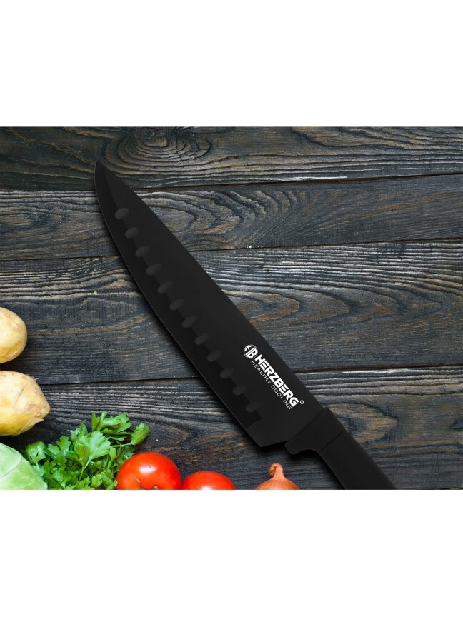 Herzberg 8-osaline noakomplekt akrüülalusega – must 2