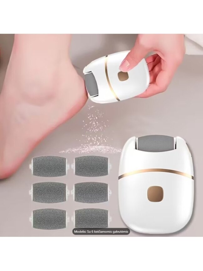 Akumulatorowy elektryczny frez do stóp – system 6 wymiennych głowic, ergonomiczna konstrukcja 2