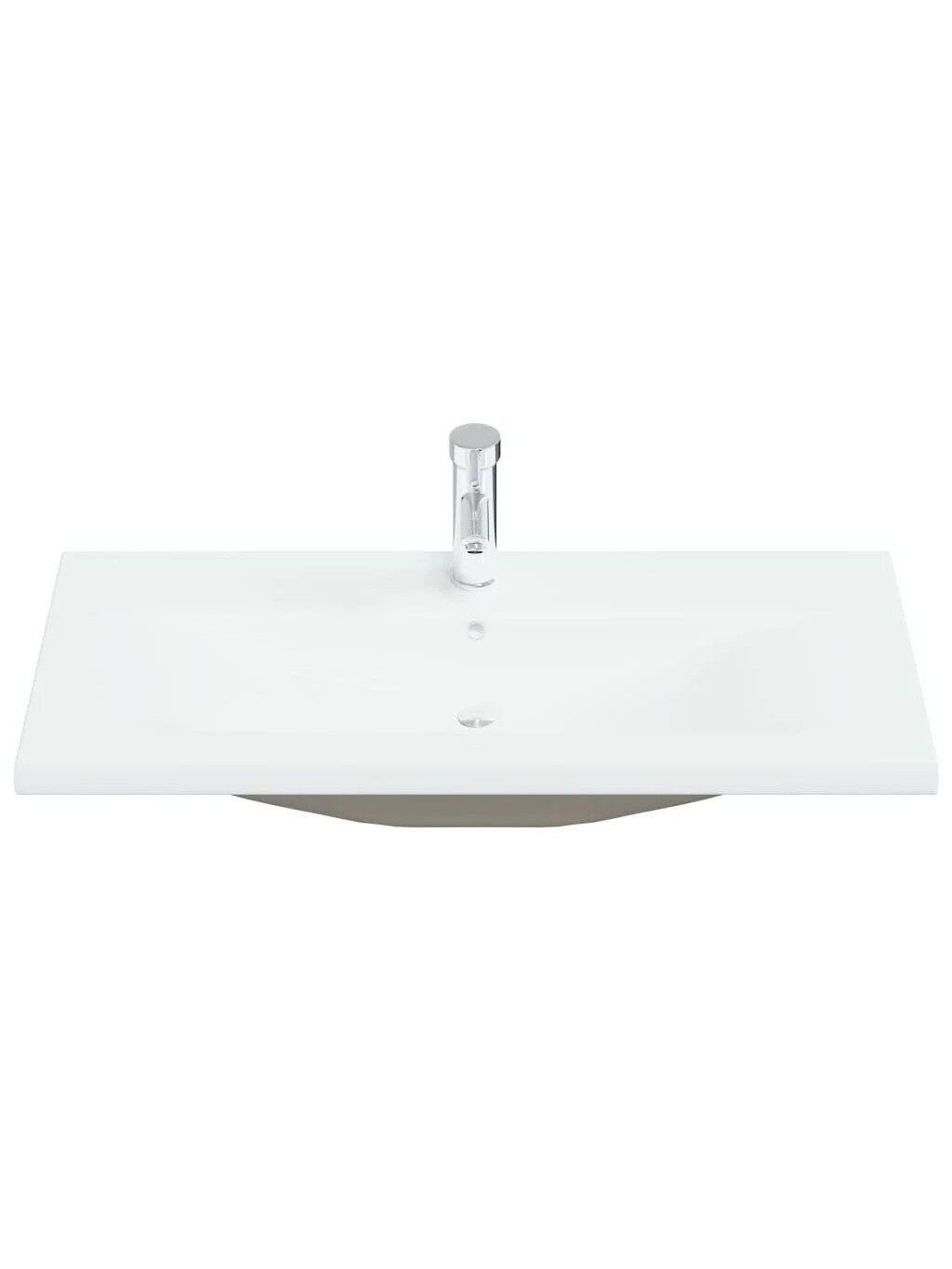 Undermount washbasin, white, 91 x 39 x 18 cm, ceramic 2