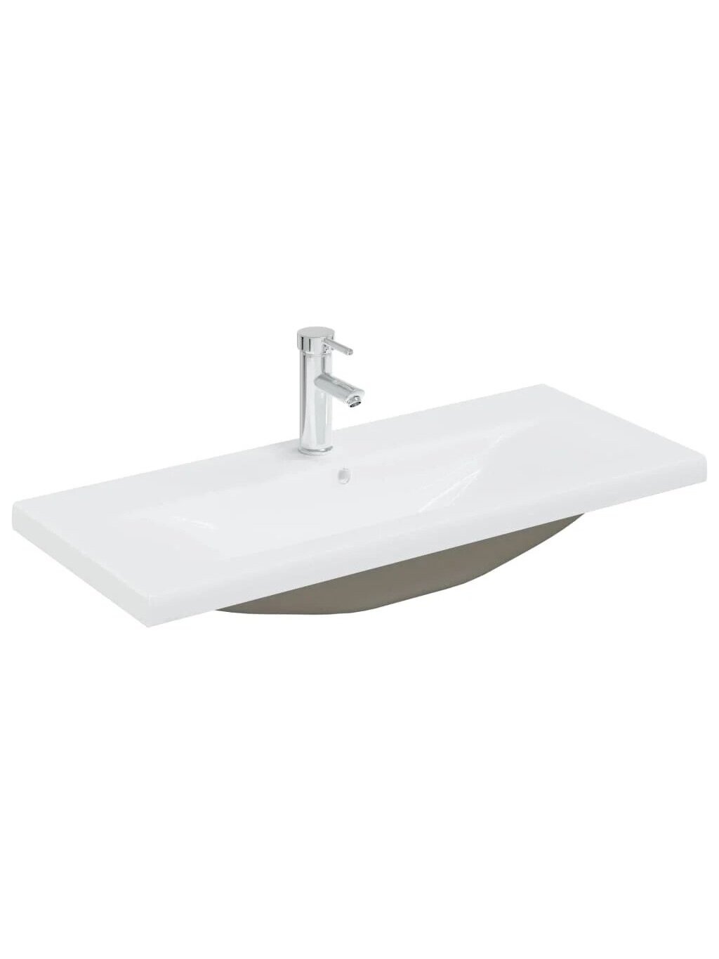 Undermount washbasin, white, 91 x 39 x 18 cm, ceramic Undermount washbasin, white, 91 x 39 x 18 cm, ceramic
