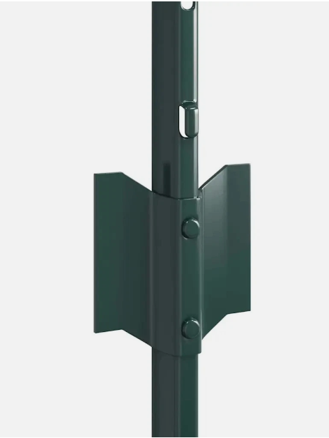 Įmontuojami tvoros stulpai, 5 vnt., žali, 80 cm 4
