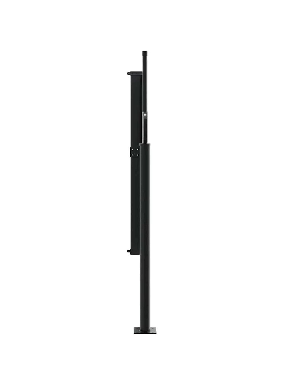 Retractable Side Awning, Anthracite, 120 × 500 cm. 3 Retractable Side Awning, Anthracite, 120 × 500 cm. 3
