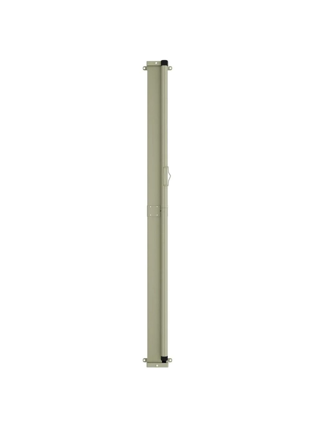 Retractable side yard screen, black, 160×300 cm 4