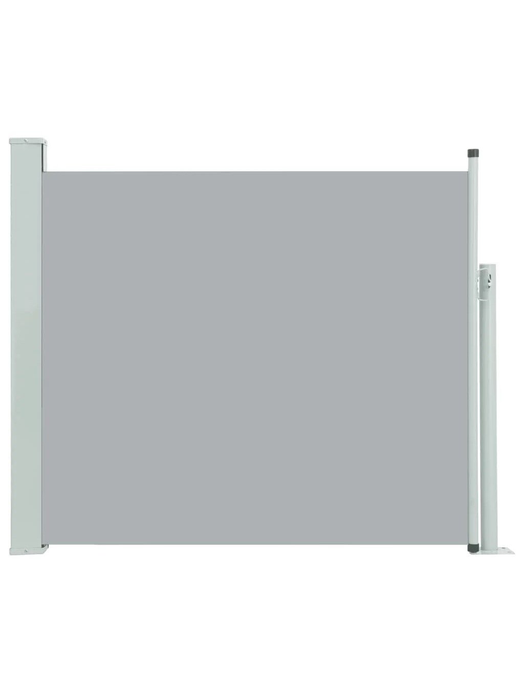 Retractable side yard screen, gray, 100 x 300 cm 1
