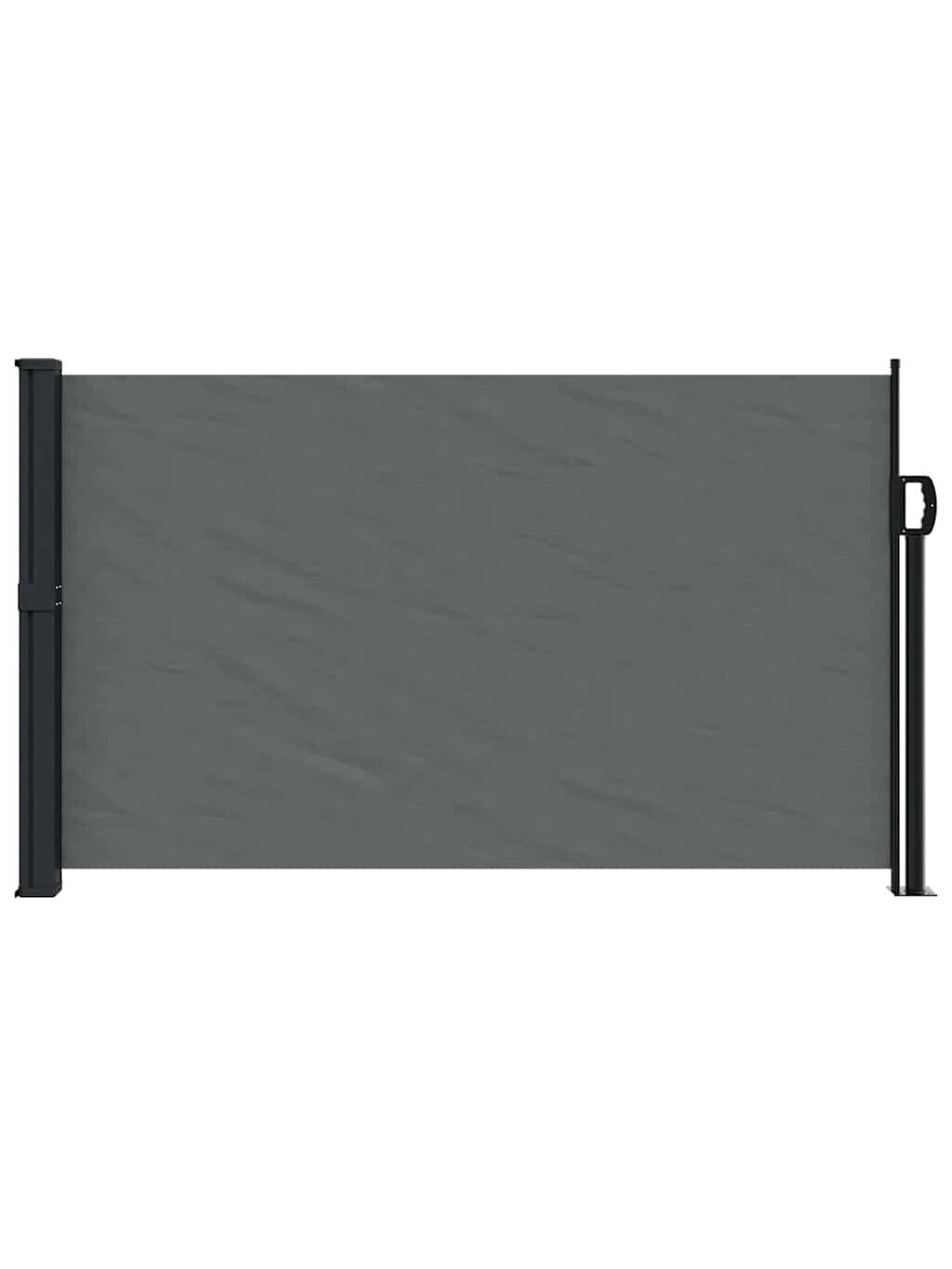 Retractable Side Awning, Anthracite, 120 × 500 cm. 2