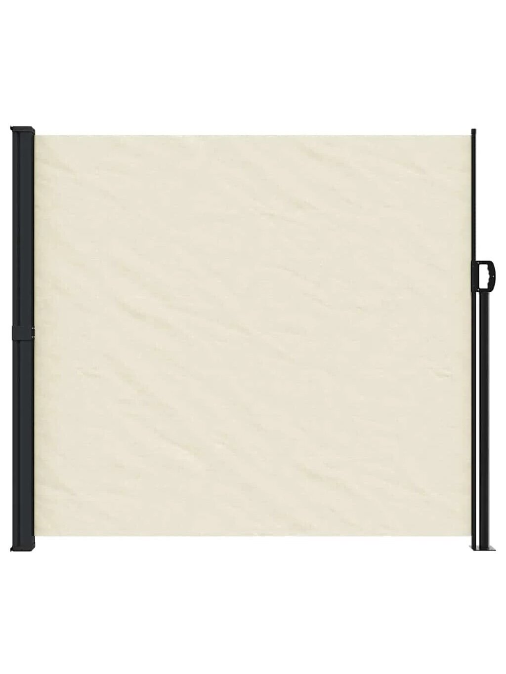 Retractable side awning, cream, 180 × 300 cm 2