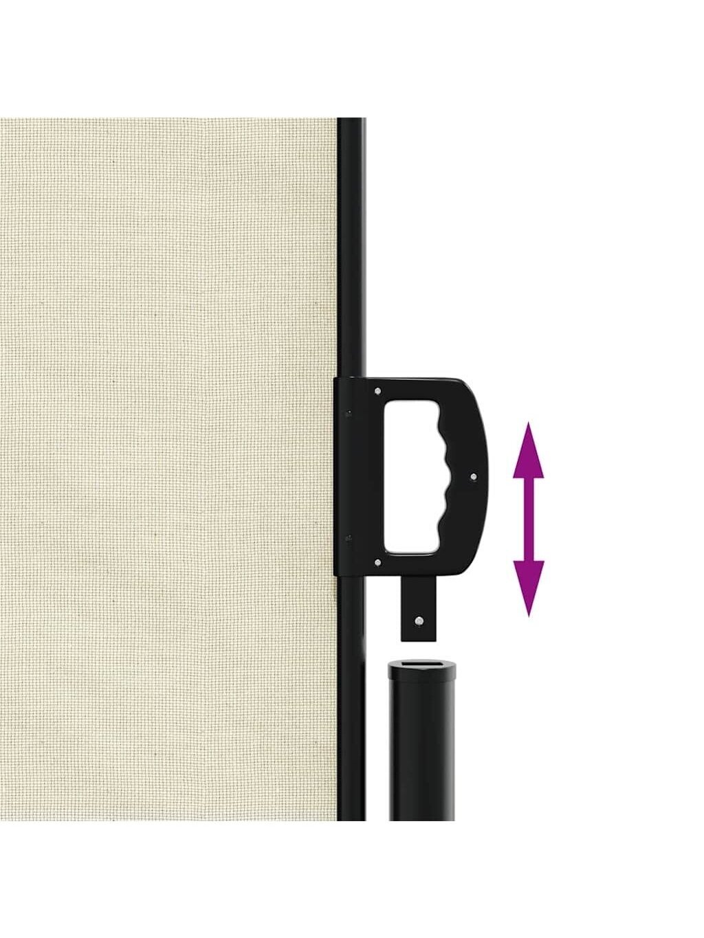 Retractable side awning, cream, 180 × 300 cm 5 Retractable side awning, cream, 180 × 300 cm 5