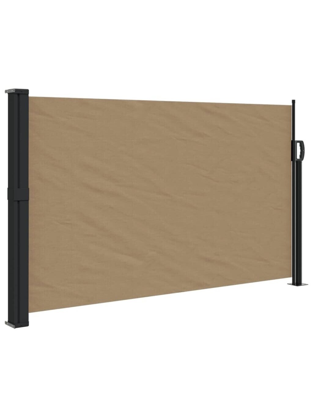 Ištraukiama šoninė markizė, taupe spalvos, 120x500cm 1