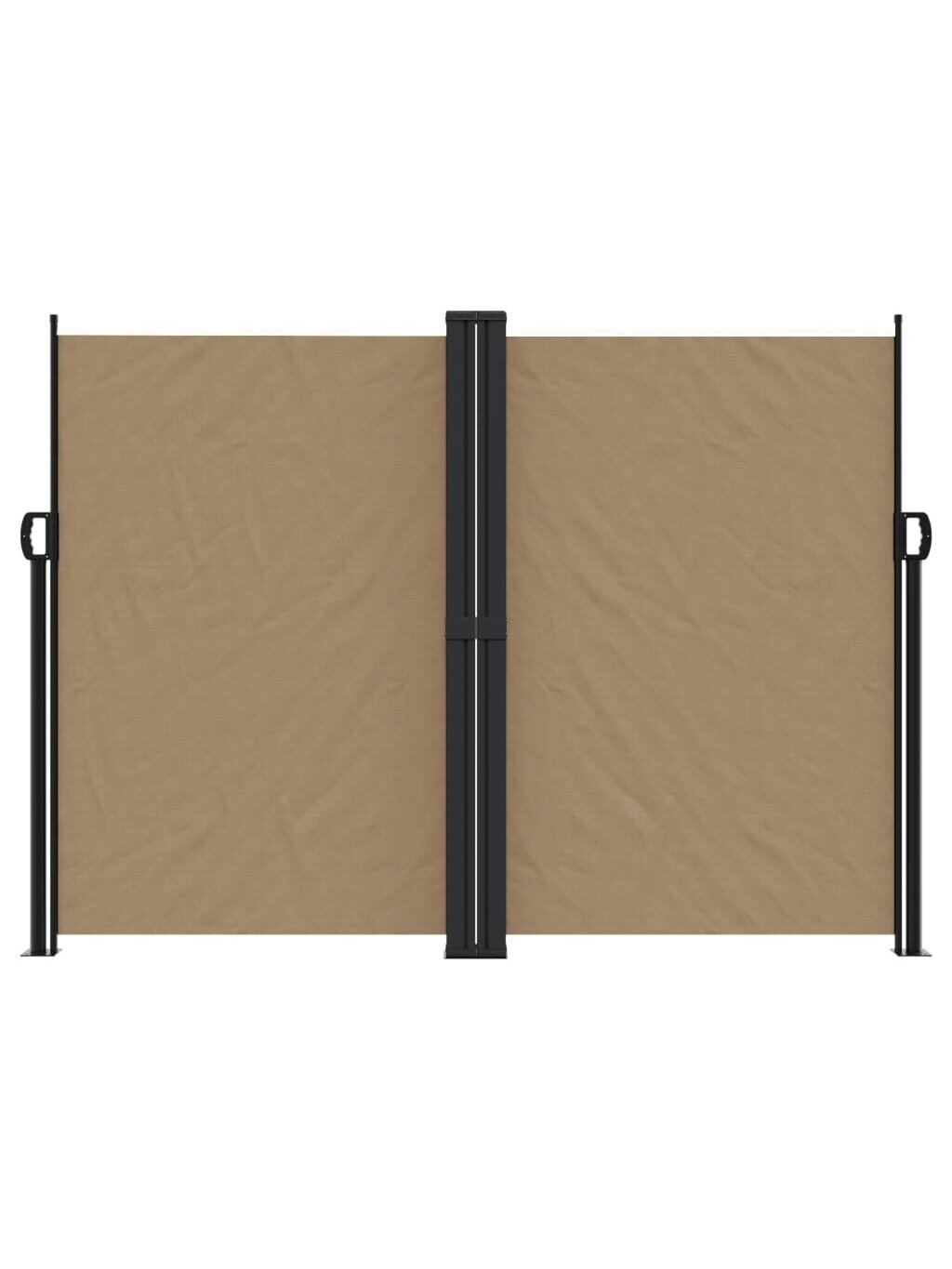 Lükatav külgsein, taupe, 180 × 1000 cm 2