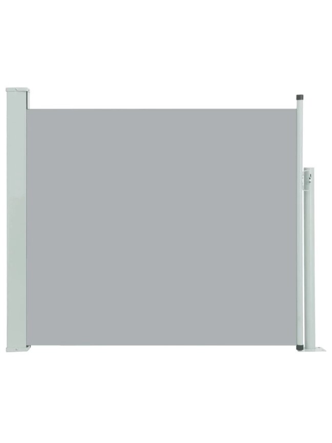 Retractable side yard screen, gray, 100 x 300 cm 1