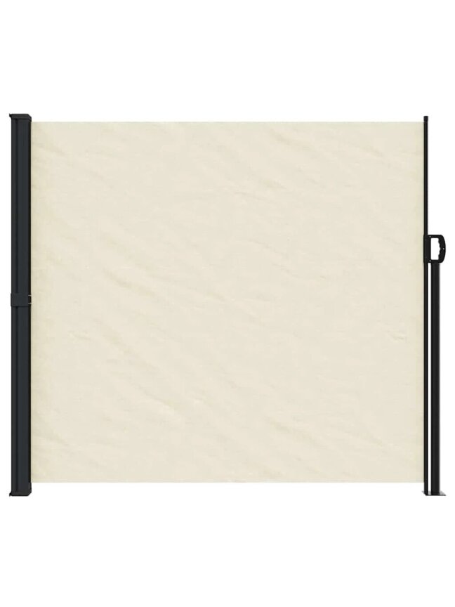 Retractable side awning, cream, 180 × 300 cm 2 Retractable side awning, cream, 180 × 300 cm 2