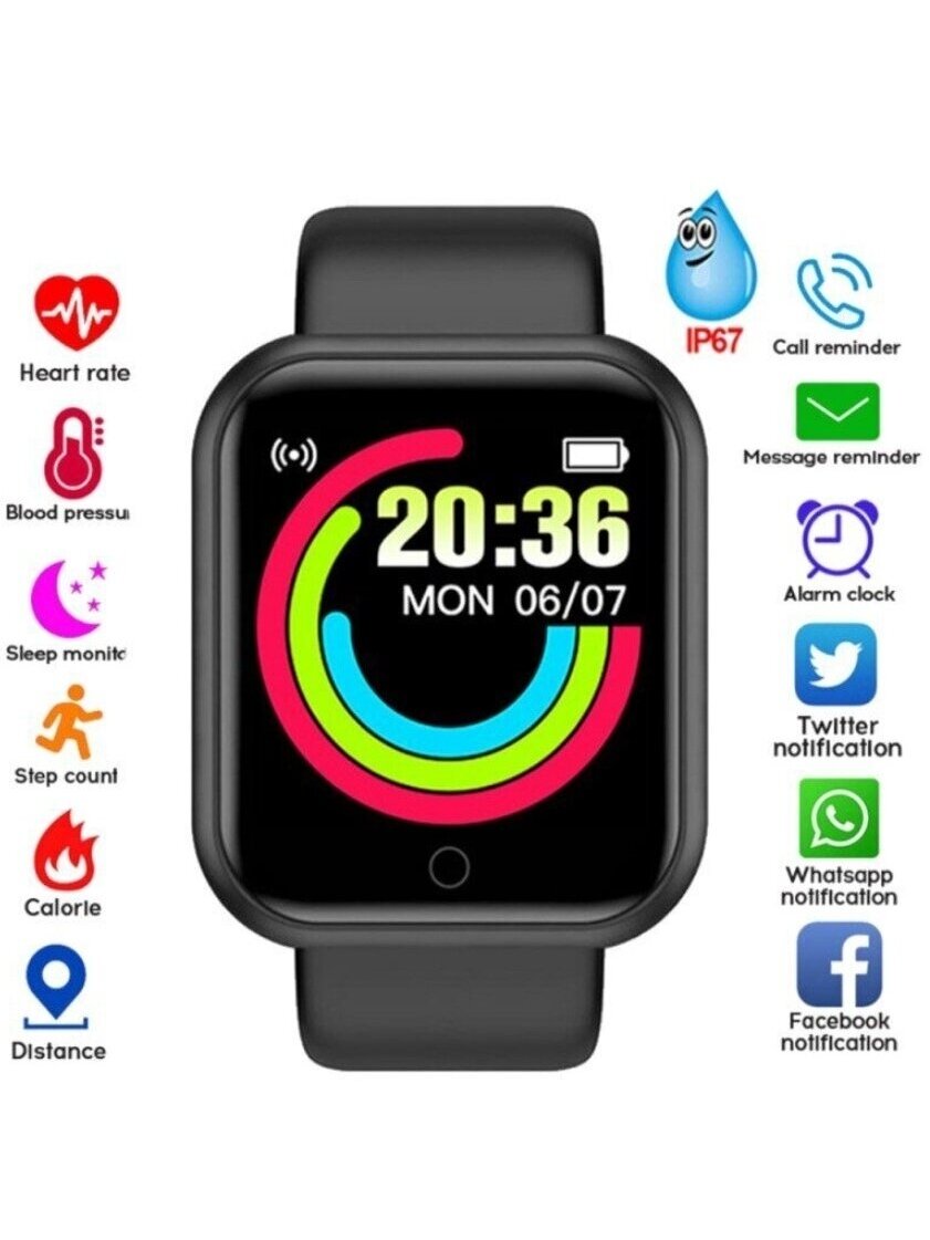 MACARON Color Smart Watch – stilingas ir funkcionalus išmanusis laikrodis! 5