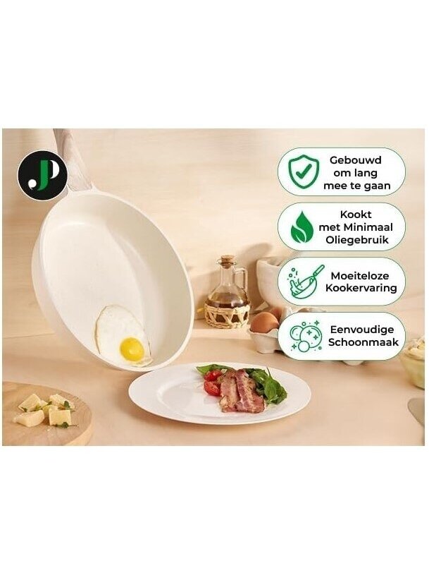 Just Perfecto MK-31: 13-Piece Granite Cookware Set – Beige 4