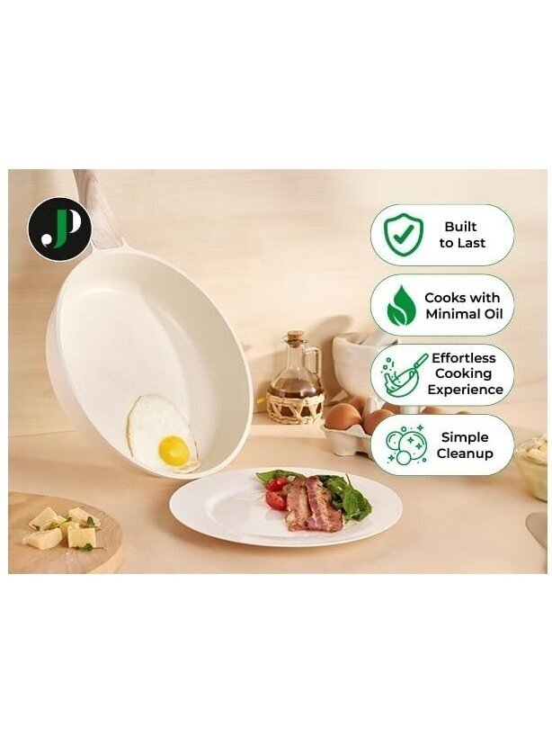 Just Perfecto MK-888: 15-Piece Granite Cookware Set – Beige 4