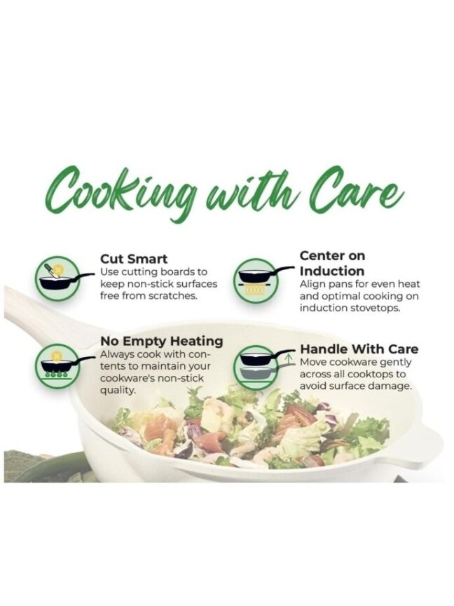 Just Perfecto MK-888: 15-Piece Granite Cookware Set – Beige 5