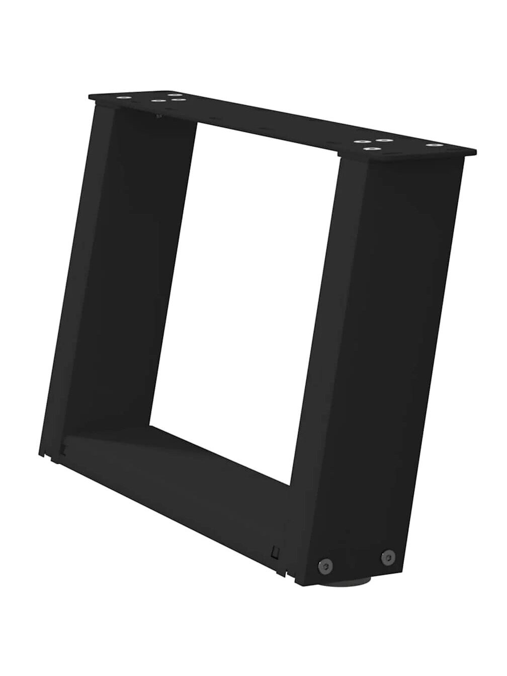Coffee table legs, 2 pcs, black, 40 × (30–31) cm, steel, U-shaped 2